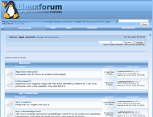 Tablet Screenshot of linuxforum.nl