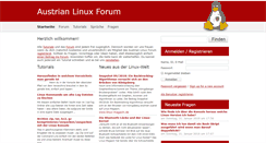 Desktop Screenshot of linuxforum.at
